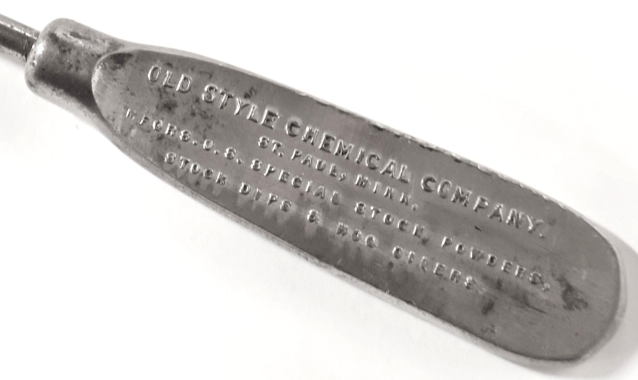 Old Style Chemical Co. (St. Paul, Minn.) Embossed Advertising Screwdriver / MTT Old Style Chemical Co. (St. Paul, Minn.) Embossed Advertising Screwdriver / MTT