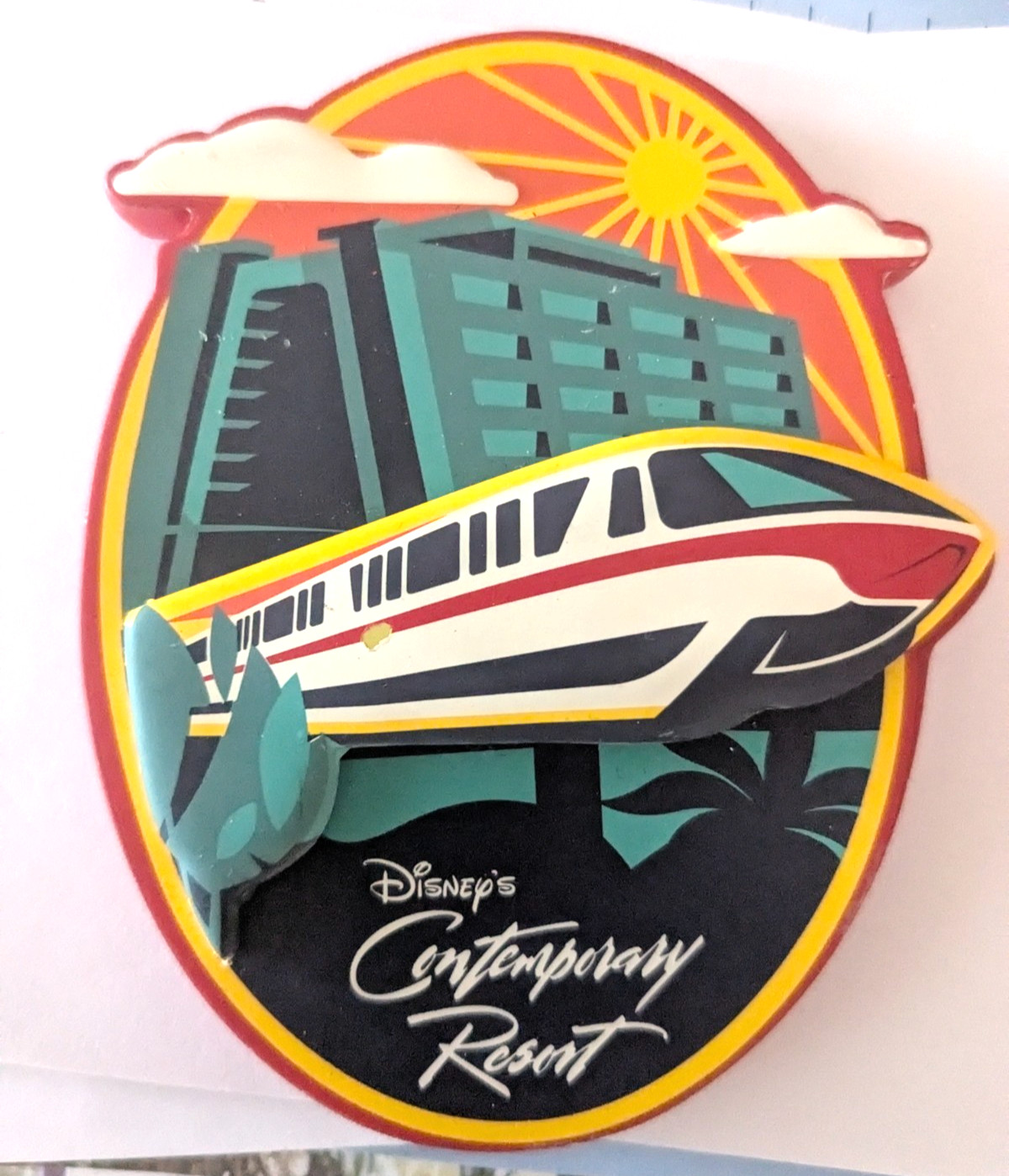 Disney's Contemporary Resort Monorail Magnet, NEW Disney's Contemporary Resort Monorail Magnet, NEW