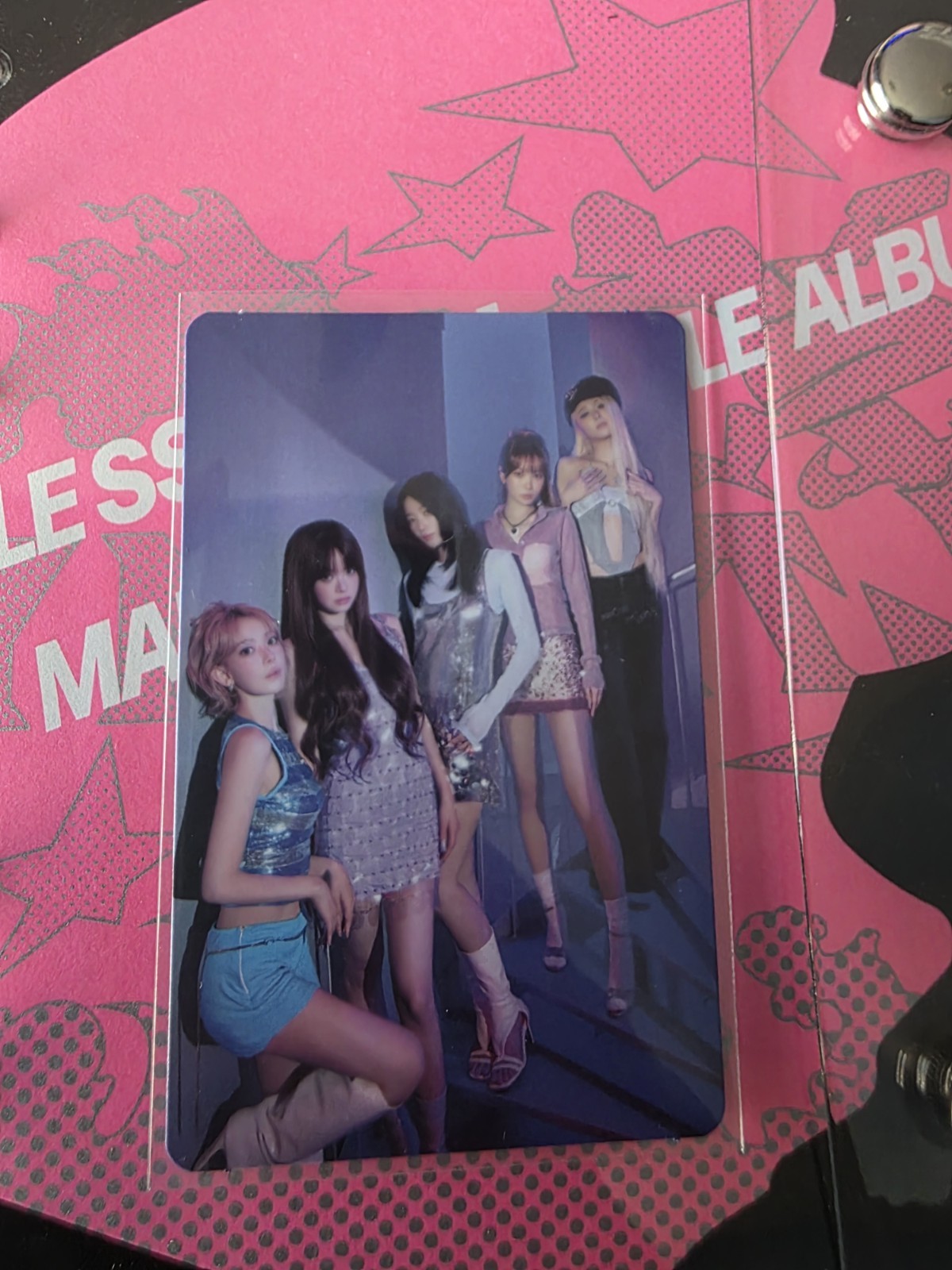 LE SSERAFIM MADE MY NIGHT Chemical Night Version US Group Photocard