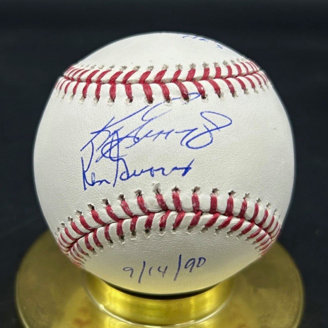 Ken Griffey Jr HOF Ken Griffey Sr Signed " Back To Back HR's " BAS Witnessed COA Ken Griffey Jr HOF Ken Griffey Sr Signed " Back To Back HR's " BAS Witnessed COA