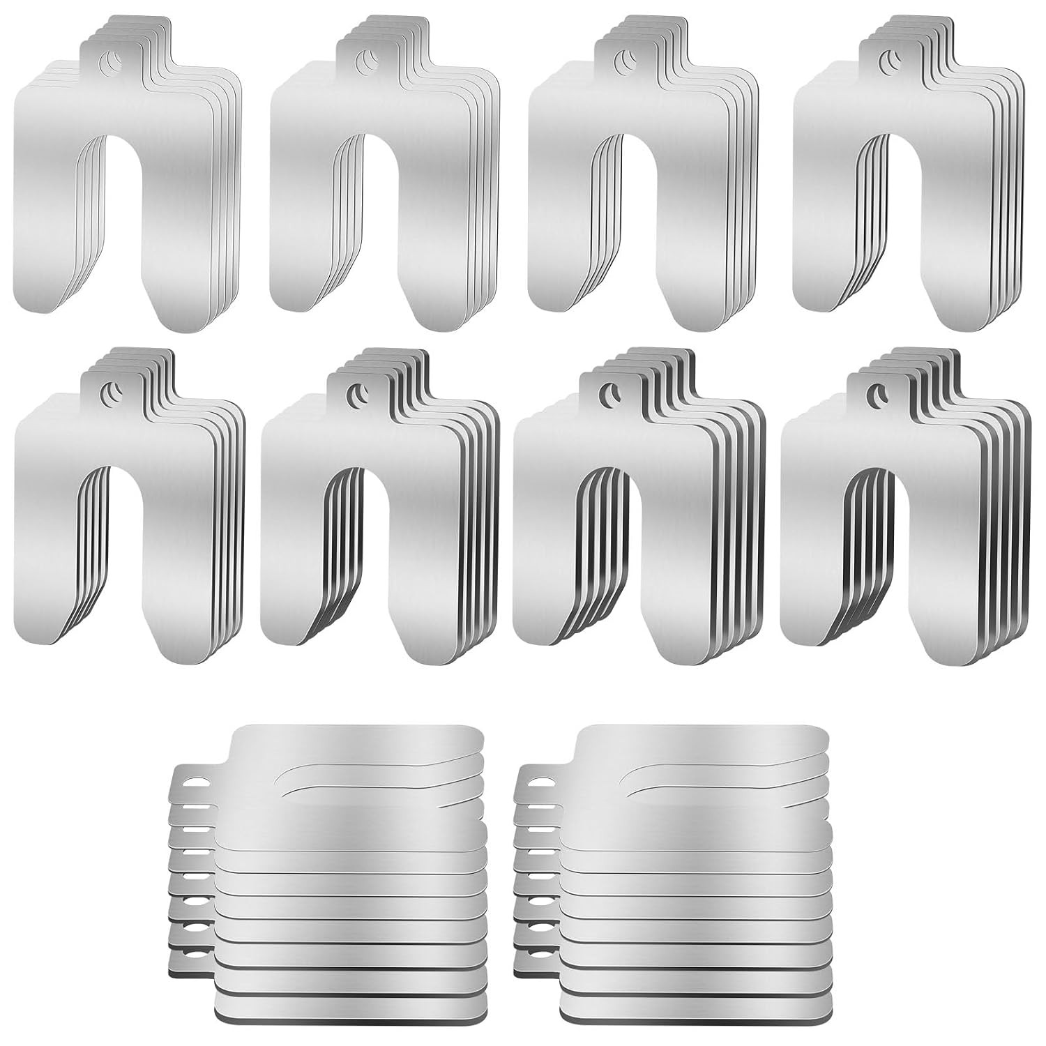 56 Pcs 2"X2" Metal Shims for CNC, Machining & Automotive Alignment 56 Pcs 2"X2" Metal Shims for CNC, Machining & Automotive Alignment