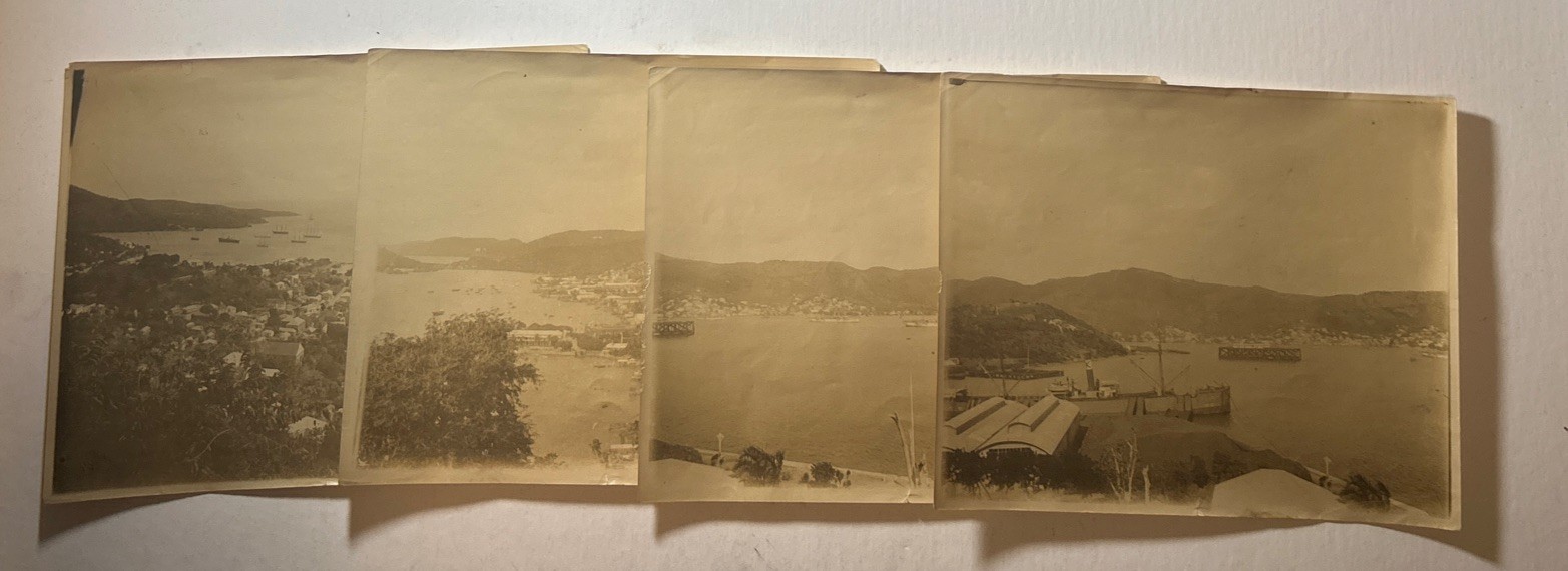 Antique Photo Lot 4 St Thomas Virgin Islands Harbor Charlotte Amalie Panorama Antique Photo Lot 4 St Thomas Virgin Islands Harbor Charlotte Amalie Panorama