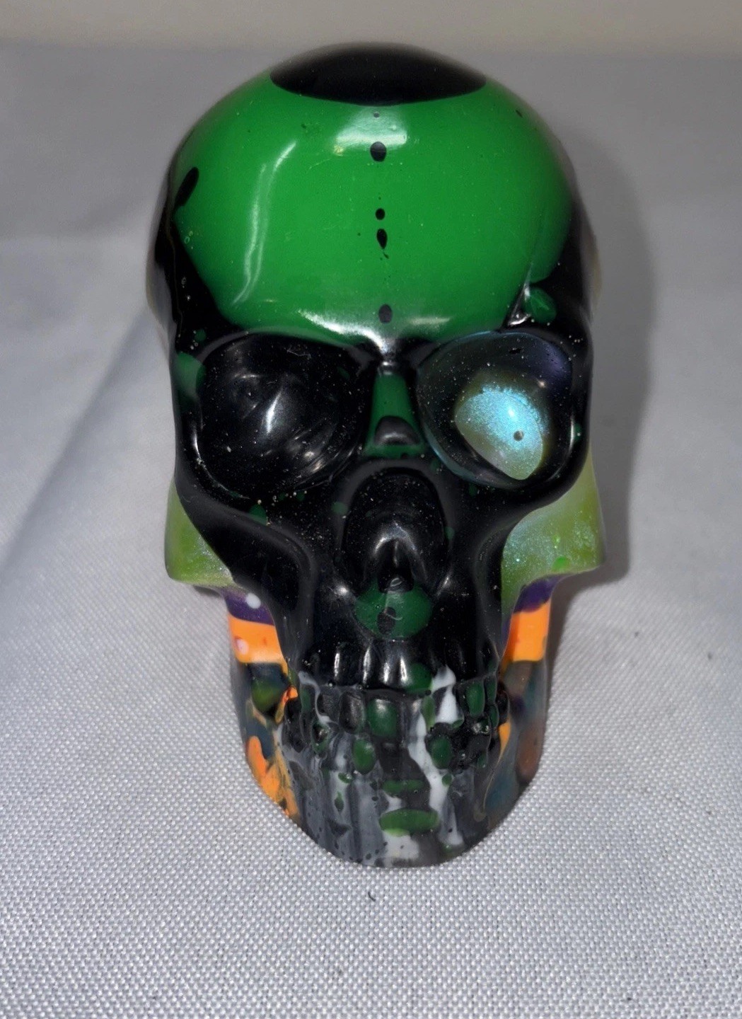 Larger SKULL with multiple layers Epoxy Resin One Of A Kind ART Larger SKULL with multiple layers Epoxy Resin One Of A Kind ART
