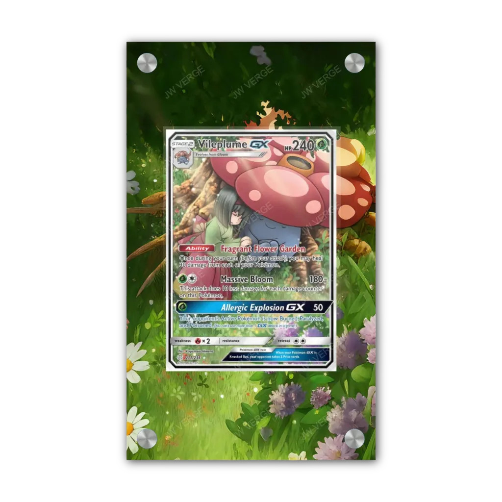 Vileplume GX 211/236 - Exclusive Pokémon Extended Artwork Display Case Vileplume GX 211/236 - Exclusive Pokémon Extended Artwork Display Case