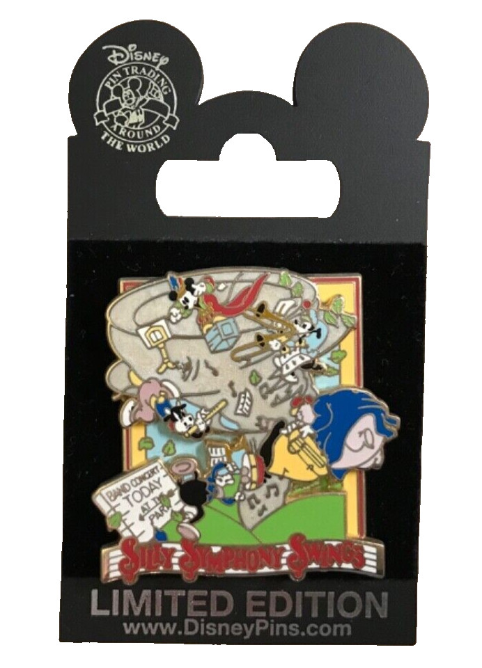 Disney Disneyland 2010 Silly Symphony Swings Mickey Band Concert Pin LE 1500 Disney Disneyland 2010 Silly Symphony Swings Mickey Band Concert Pin LE 1500