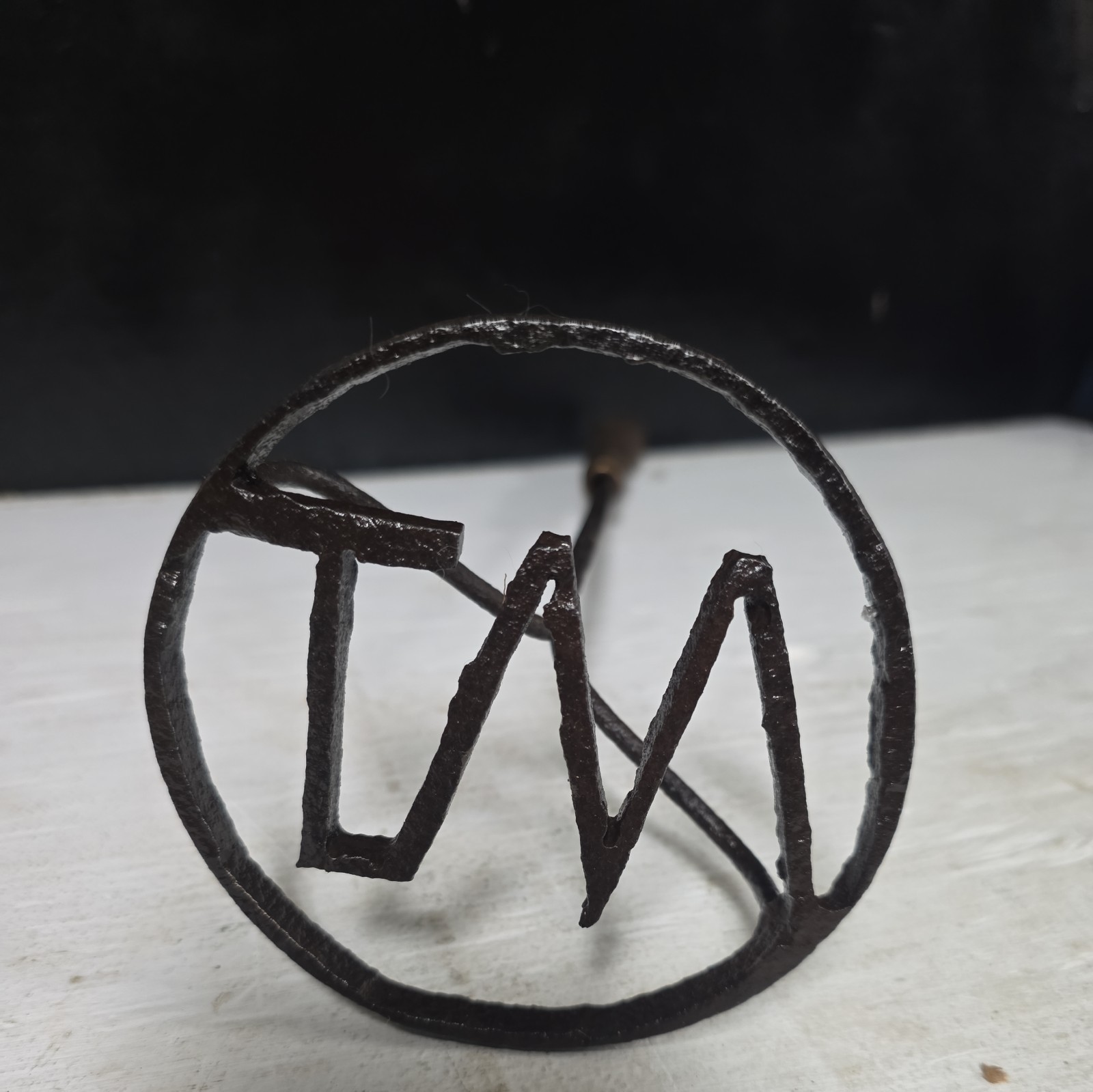 Antique Branding Iron for Cattle Cowboy Ranch Farm Hand Forged MT Vintage Nice Antique Branding Iron for Cattle Cowboy Ranch Farm Hand Forged MT Vintage Nice