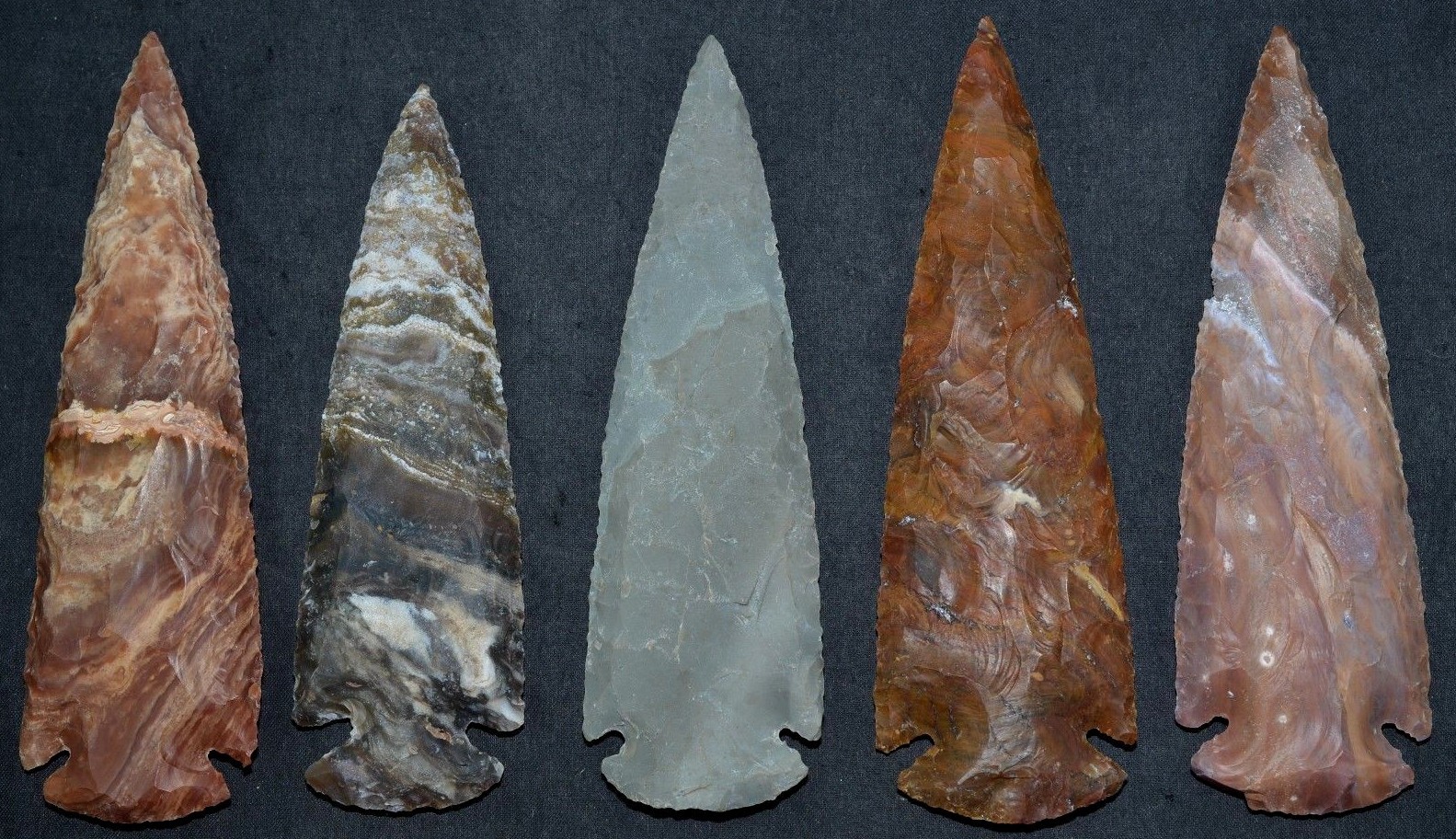 ** 5" Flint Spearhead Arrowhead Ohio Collection Project Point Knife Blade ** ** 5" Flint Spearhead Arrowhead Ohio Collection Project Point Knife Blade **
