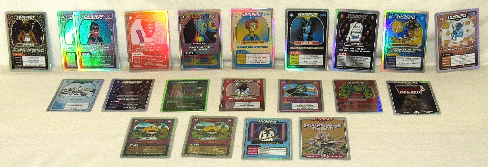 Sluggers Hit Trading Cards (Set of 21) 'Forest Creek Gems' Sluggers Hit Trading Cards (Set of 21) 'Forest Creek Gems'