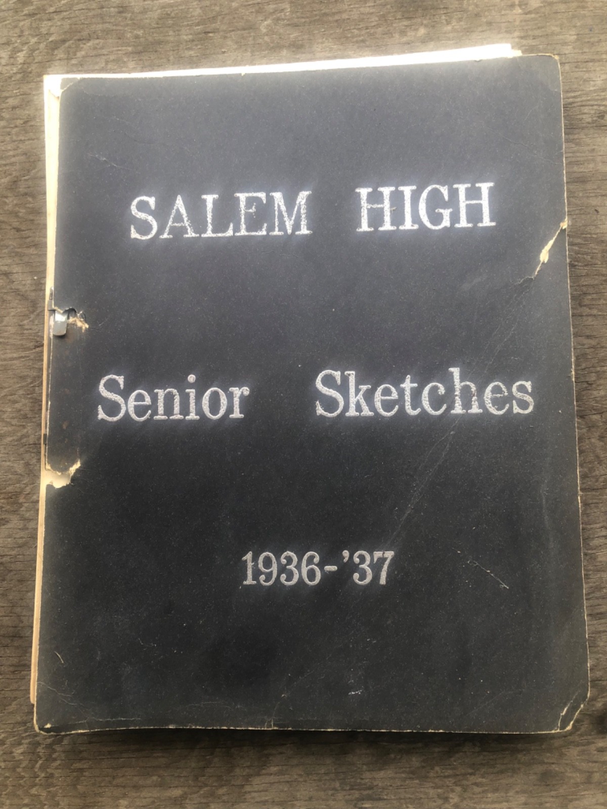 Super RARE Salem IL High School 1937 Senior Sketches book Super RARE Salem IL High School 1937 Senior Sketches book