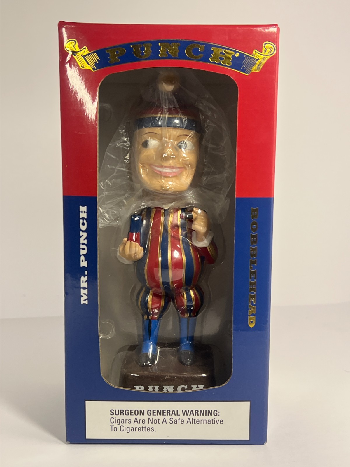 2018 Mr Punch Classic Bobblehead (NIB) General Cigar Company 7" - Discounted 2018 Mr Punch Classic Bobblehead (NIB) General Cigar Company 7" - Discounted