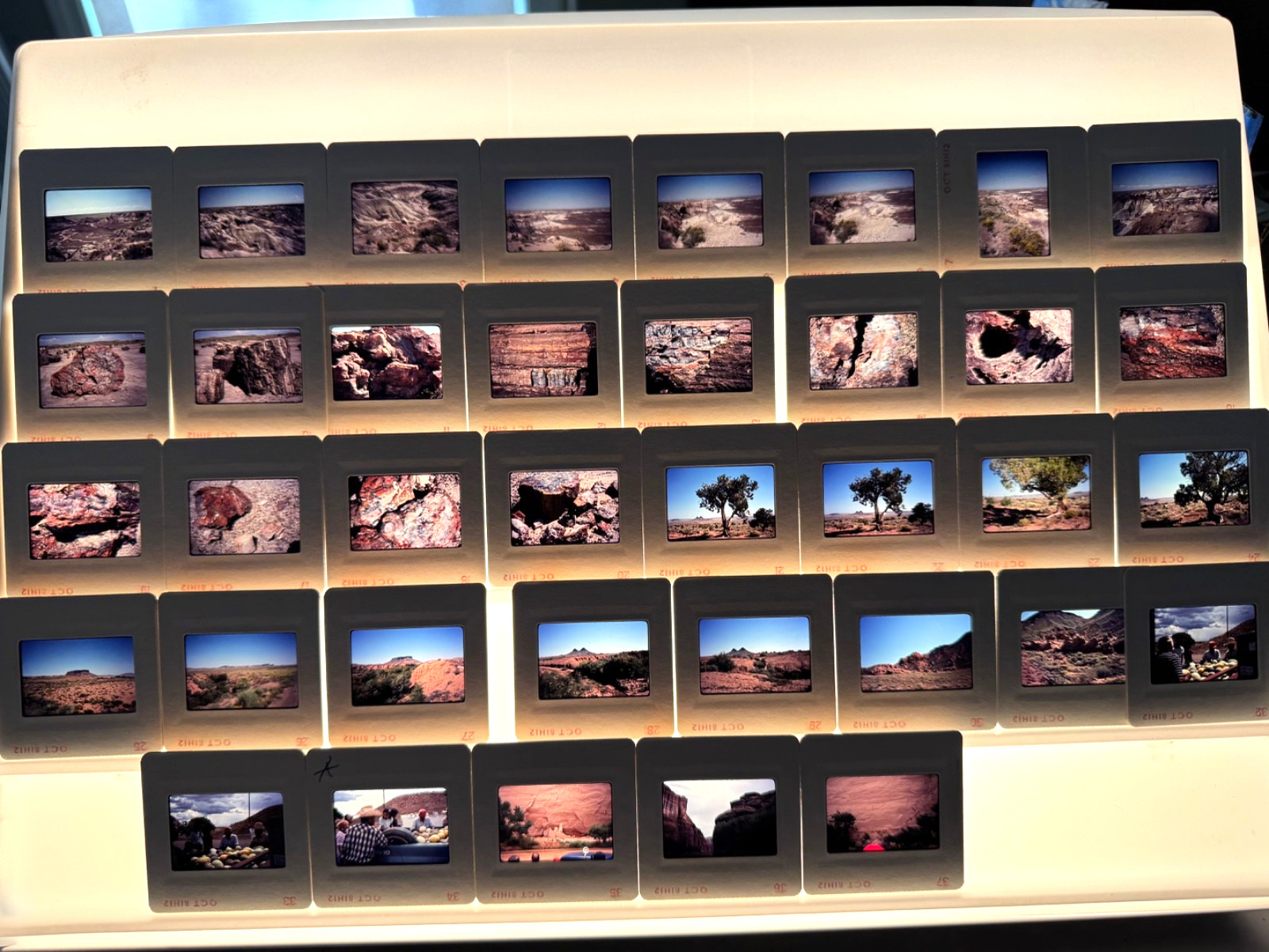 1981 Painted Desert (Arizona) 35mm Slide Photos Lot of 37 Kodachrome Slides 1981 Painted Desert (Arizona) 35mm Slide Photos Lot of 37 Kodachrome Slides