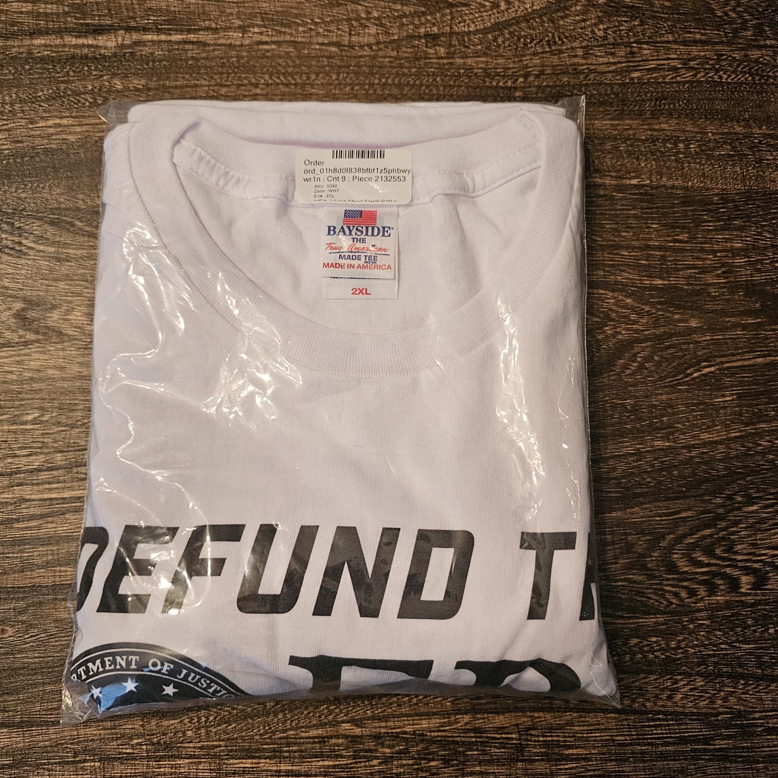 Defund The FBI Politics Democrat Republican Vintage Shirt 2XL XXL NWT Defund The FBI Politics Democrat Republican Vintage Shirt 2XL XXL NWT
