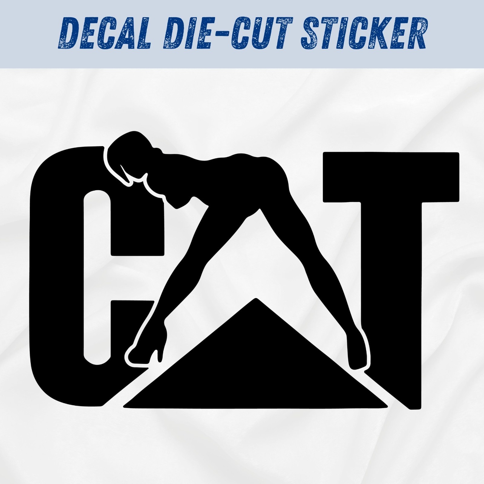 CAT Caterpillar Construction Equipment Funny Humour Hard Hat Premium Vinyl Decal CAT Caterpillar Construction Equipment Funny Humour Hard Hat Premium Vinyl Decal
