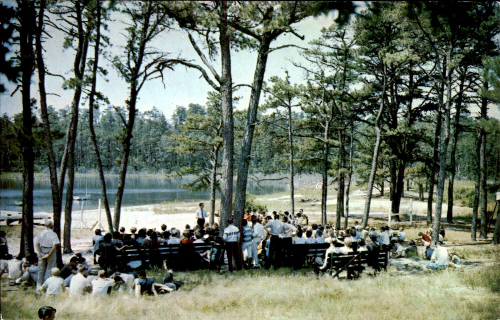Forestdale MA Chapel in the Grove Robert H. Arnold c1950s-60s Vintage Postcard Forestdale MA Chapel in the Grove Robert H. Arnold c1950s-60s Vintage Postcard