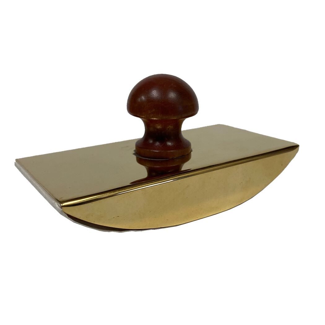 Brass Ink Blotter with Wooden Handle- Antique Vintage Style Brass Ink Blotter with Wooden Handle- Antique Vintage Style
