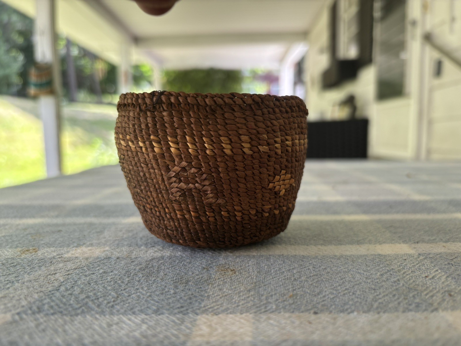 Fine Antique Twined Tsimshian Basket "ALASKA" First Nation Indian PNW Fine Antique Twined Tsimshian Basket "ALASKA" First Nation Indian PNW