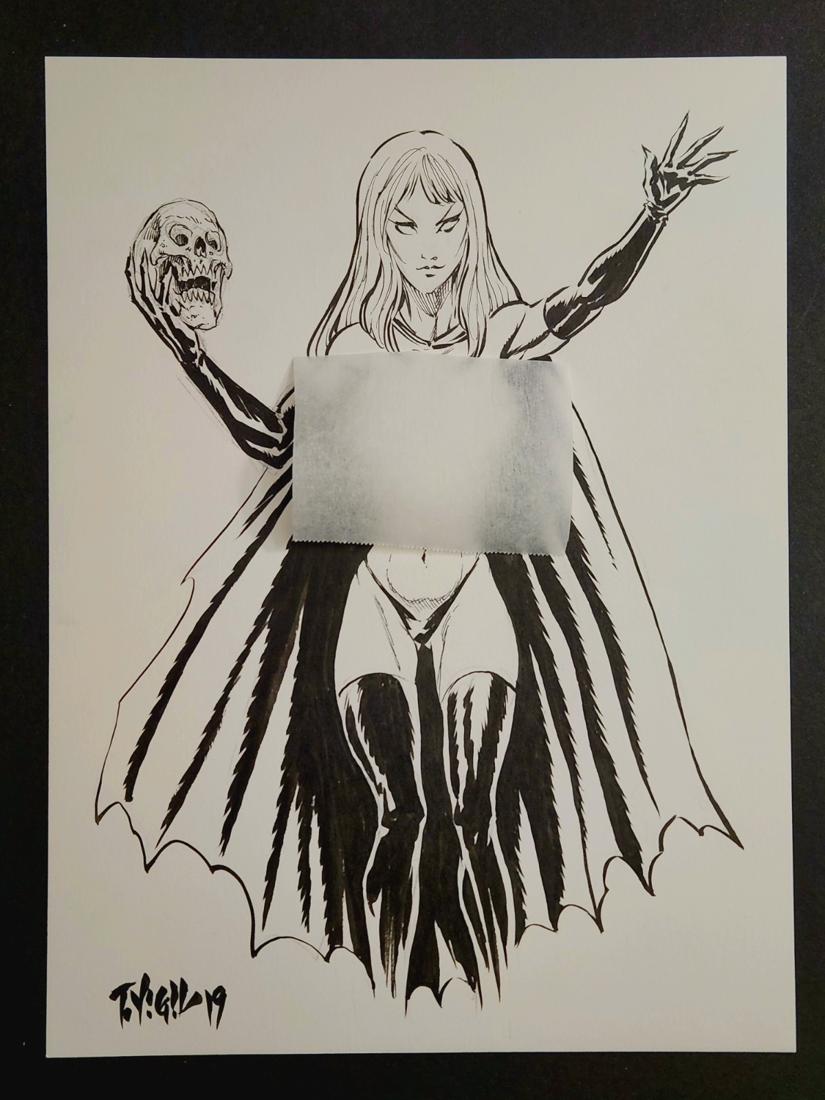 TIM VIGIL (FAUST) 2019 Madelyne Pryor (Goblin Queen) Original Sketch X-Men TIM VIGIL (FAUST) 2019 Madelyne Pryor (Goblin Queen) Original Sketch X-Men