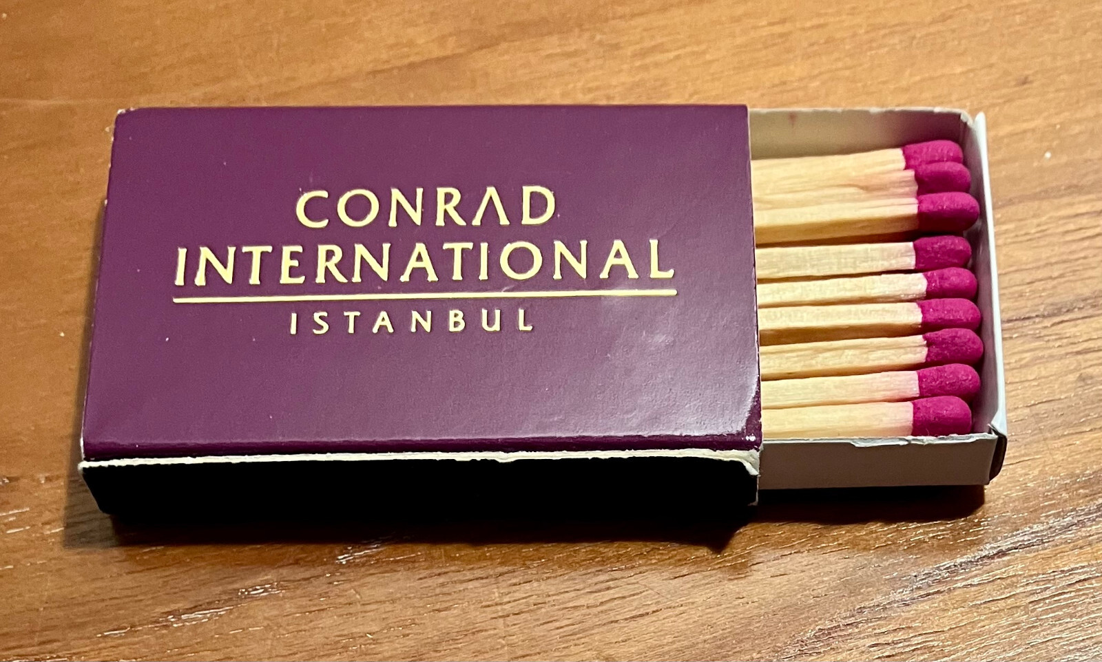 Conrad International Hotel "Istanbul, Turkey" Collectible Matches Matchbook