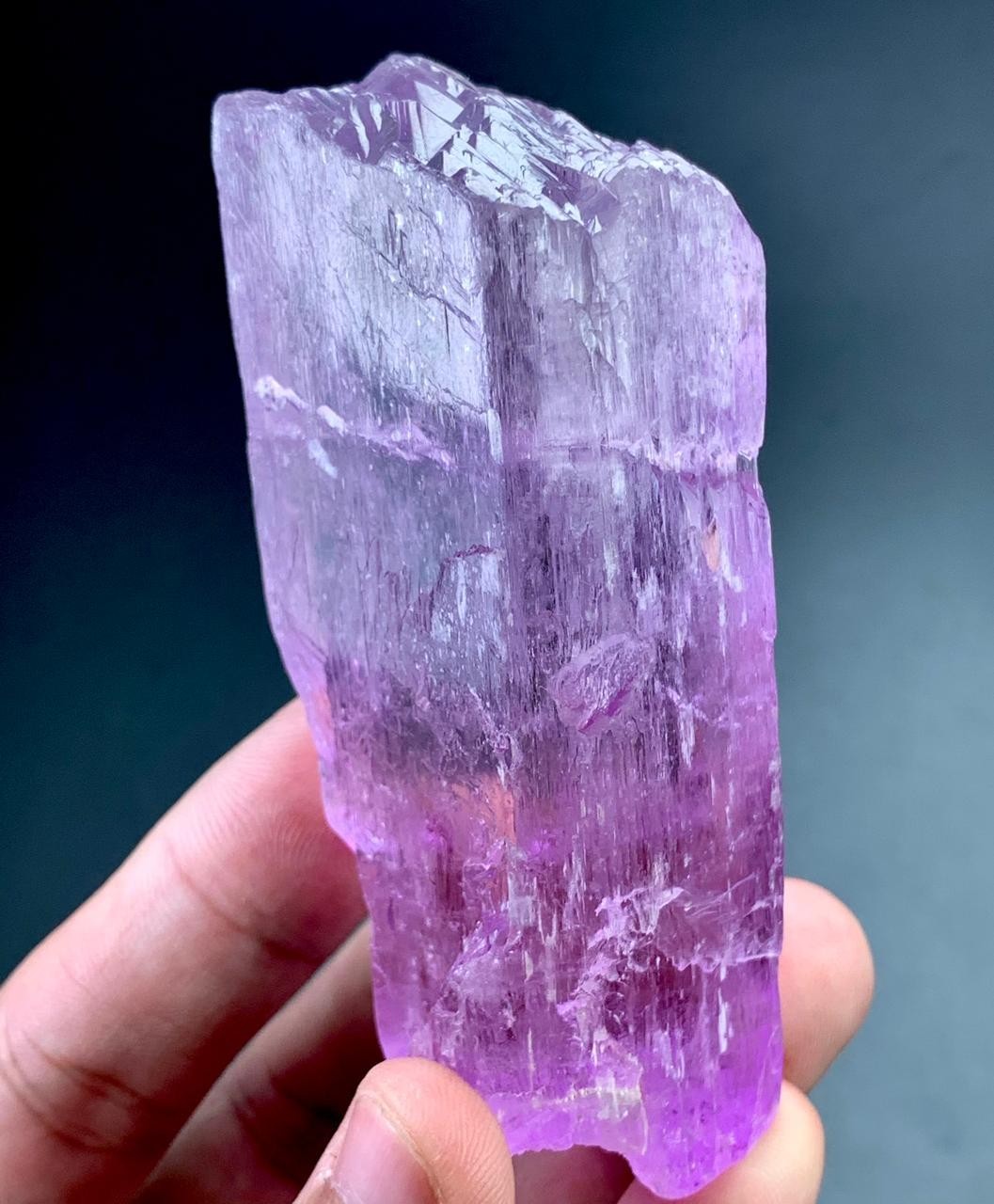 858 Carat Natural Pink Etched kunzite Crystal Specimen From Afghanistan 858 Carat Natural Pink Etched kunzite Crystal Specimen From Afghanistan