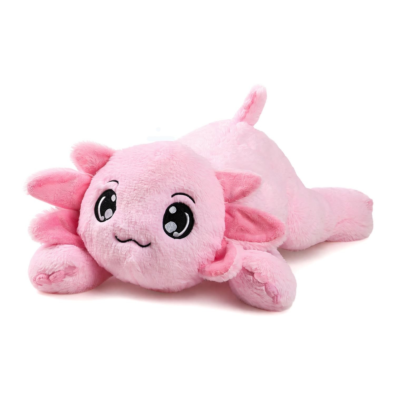Ecolley Axolotl Plush Pink Stuffed Animal Weighted Axolotl Plush Weighted Ecolley Axolotl Plush Pink Stuffed Animal Weighted Axolotl Plush Weighted