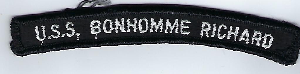 USS Bonhomme Richard, CV-31,, US Navy "Rocker" USS Bonhomme Richard, CV-31,, US Navy "Rocker"