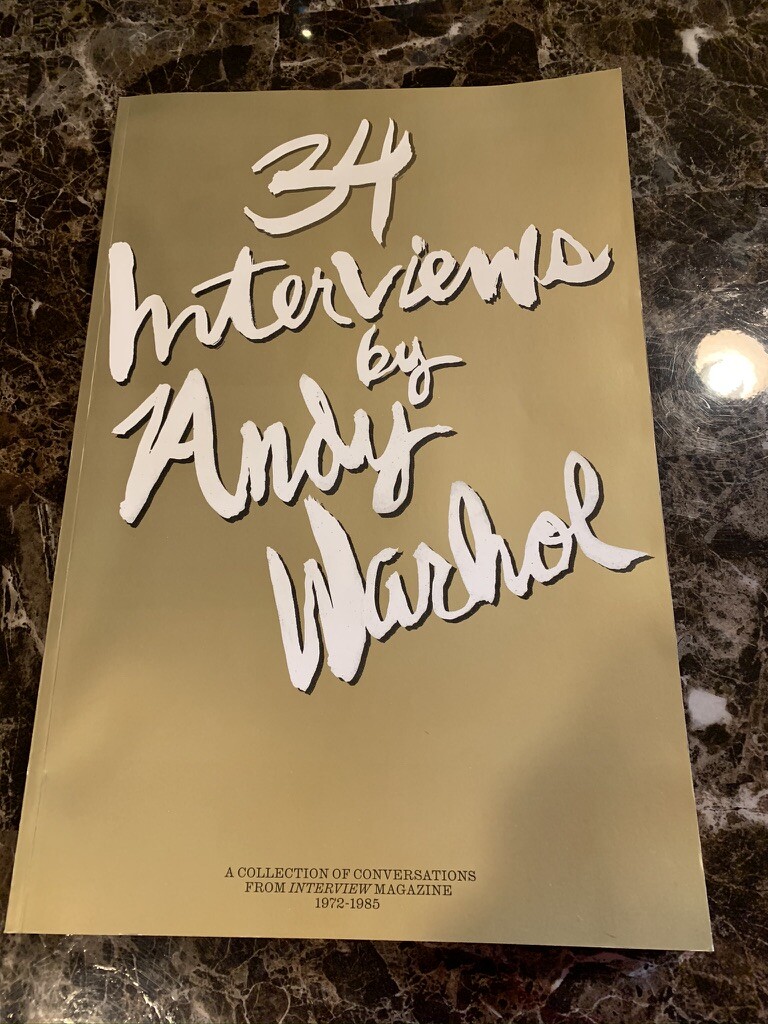 ANDY WARHOL - DOM PERIGNON 34 INTERVIEWS BY ANDY WARHOL 1972-85 VERY LARGE NEW ANDY WARHOL - DOM PERIGNON 34 INTERVIEWS BY ANDY WARHOL 1972-85 VERY LARGE NEW