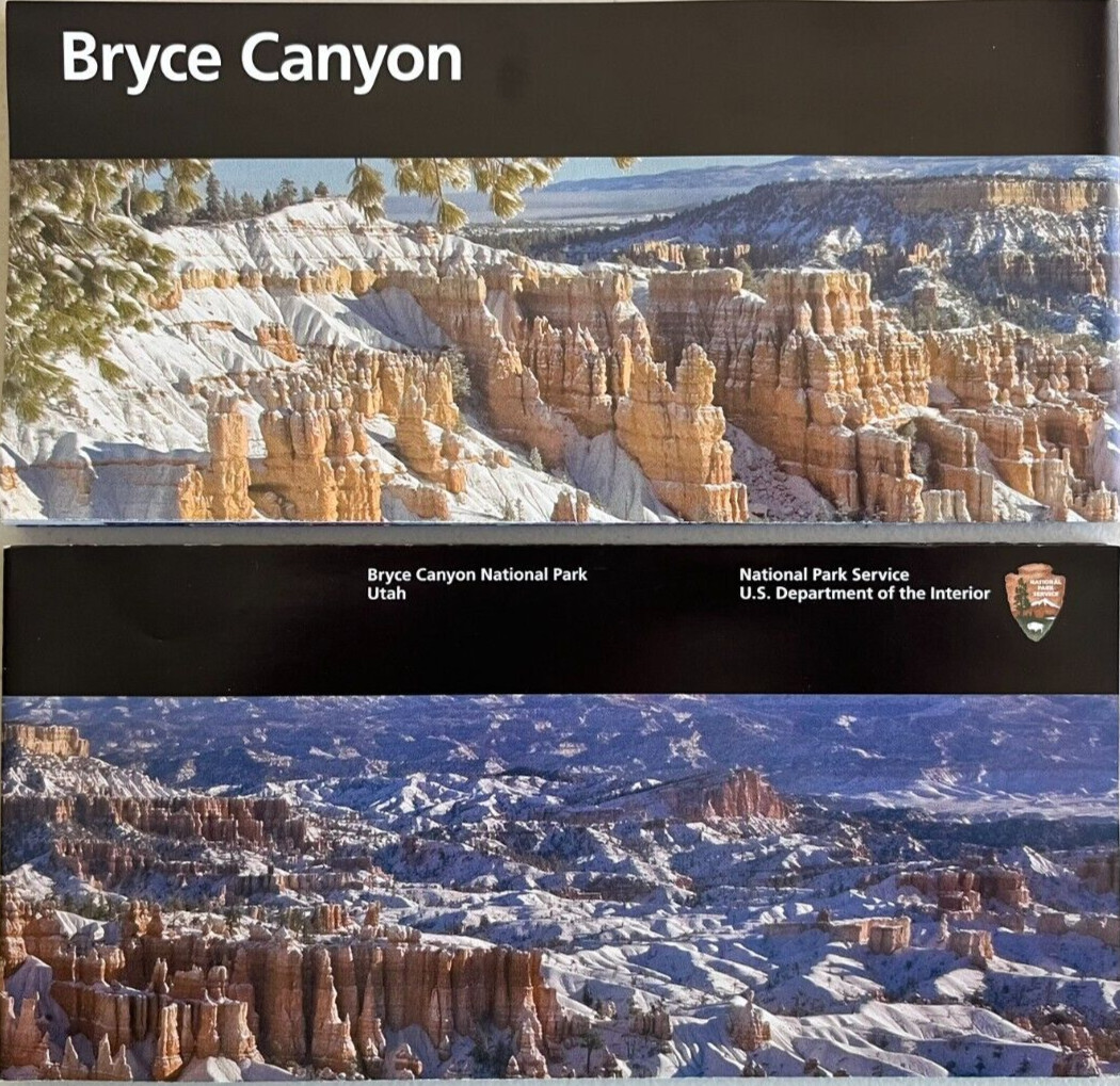 Newest BRYCE CANYON NP NATIONAL PARK SERVICE UNIGRID BROCHURE/MAP GPO 2025 Newest BRYCE CANYON NP NATIONAL PARK SERVICE UNIGRID BROCHURE/MAP GPO 2025