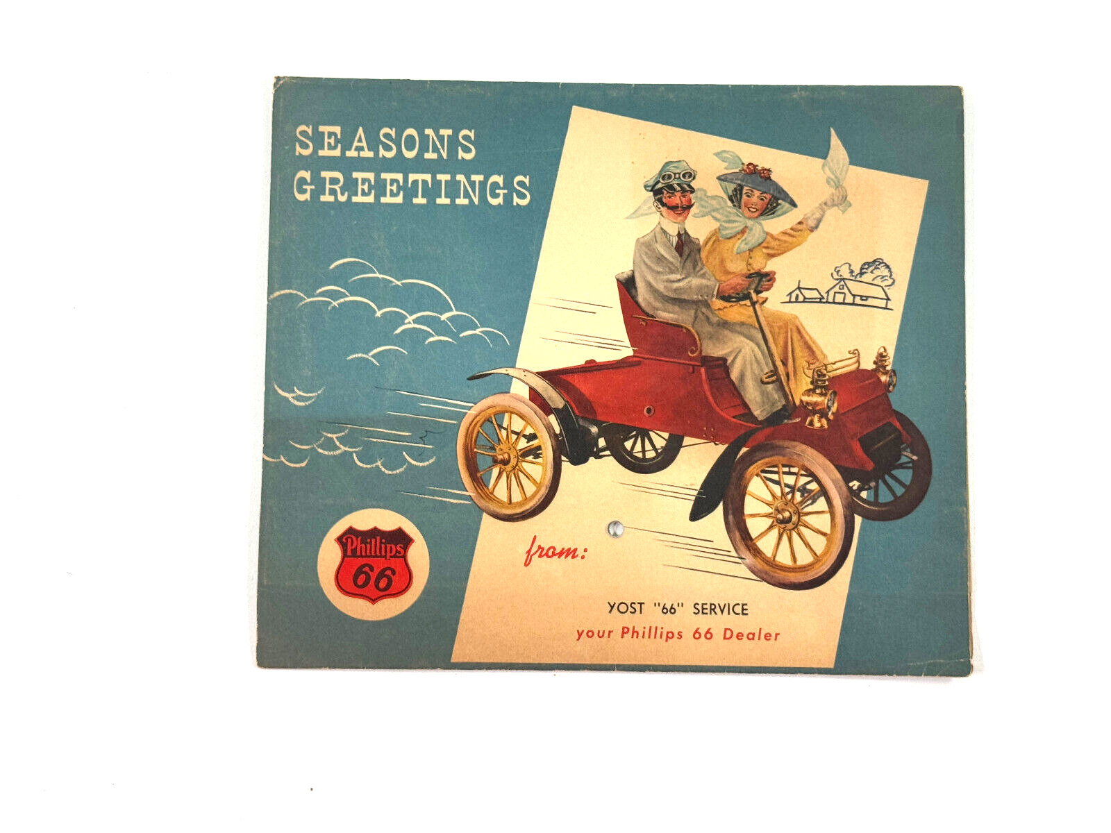 vtg 1957 Philips 66 Automobile Advertising Calendar vtg 1957 Philips 66 Automobile Advertising Calendar