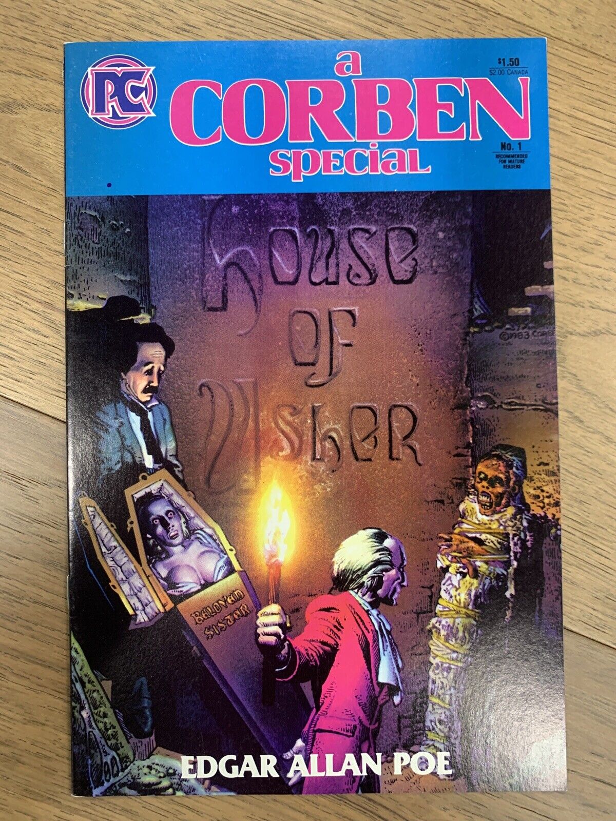 A Corben Special #1 (May, ‘84) - Fall of the House of Usher *GREAT-LOOKING BOOK*
