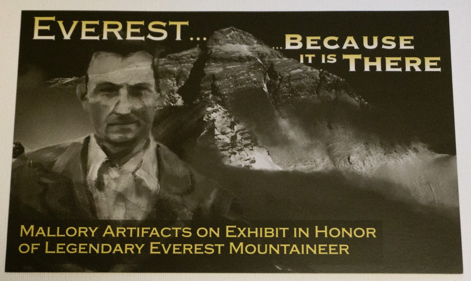 George Mallory Artifact Exhibition Mt. Everest Mountaineer WSHS Tacoma George Mallory Artifact Exhibition Mt. Everest Mountaineer WSHS Tacoma