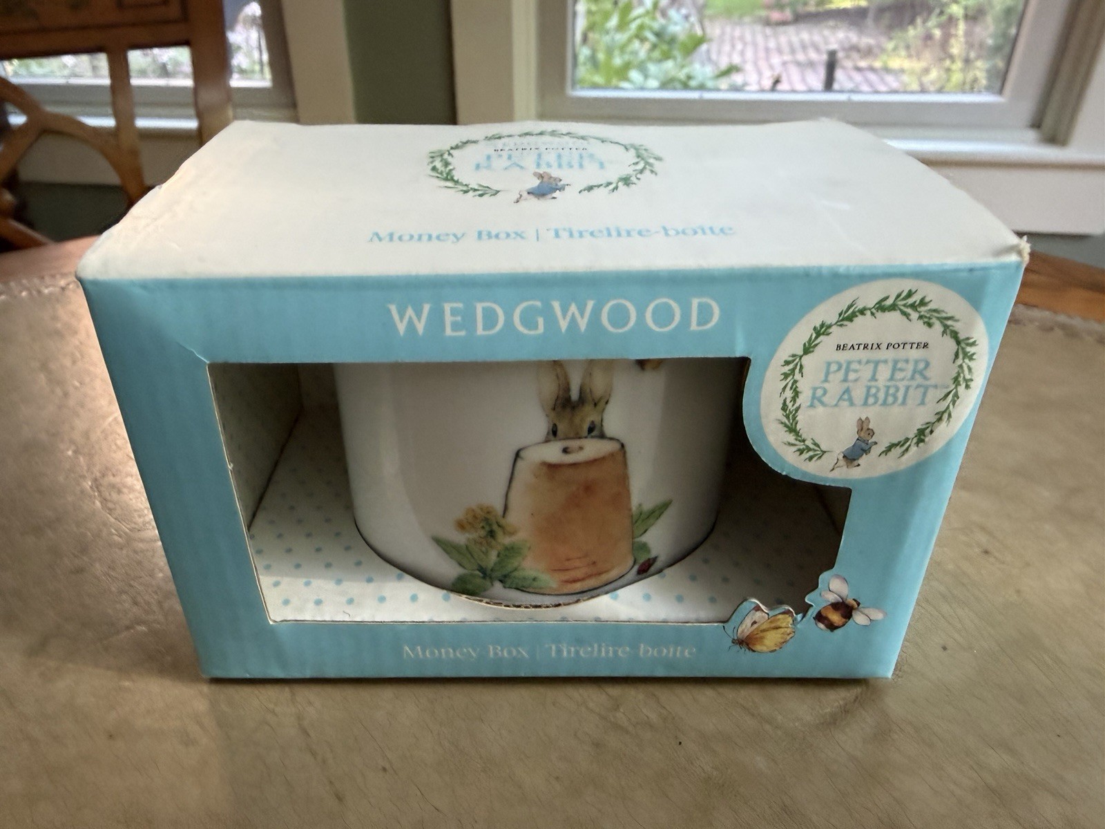 2014 Wedgwood Beatrix Potter Peter Rabbit Money Box NEW IN BOX 2014 Wedgwood Beatrix Potter Peter Rabbit Money Box NEW IN BOX