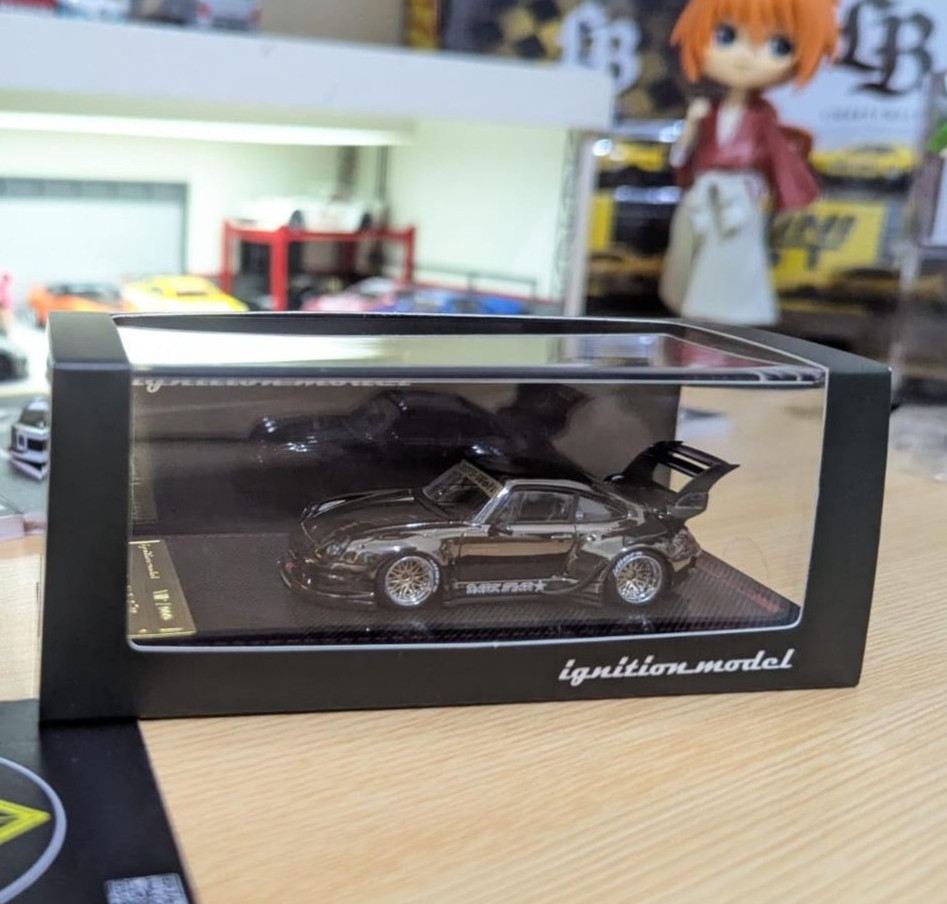 CHASE VIP Ignition Model Rauh-Welt Begriff RWB 993 Dark Star Black Chrome 1/64 CHASE VIP Ignition Model Rauh-Welt Begriff RWB 993 Dark Star Black Chrome 1/64