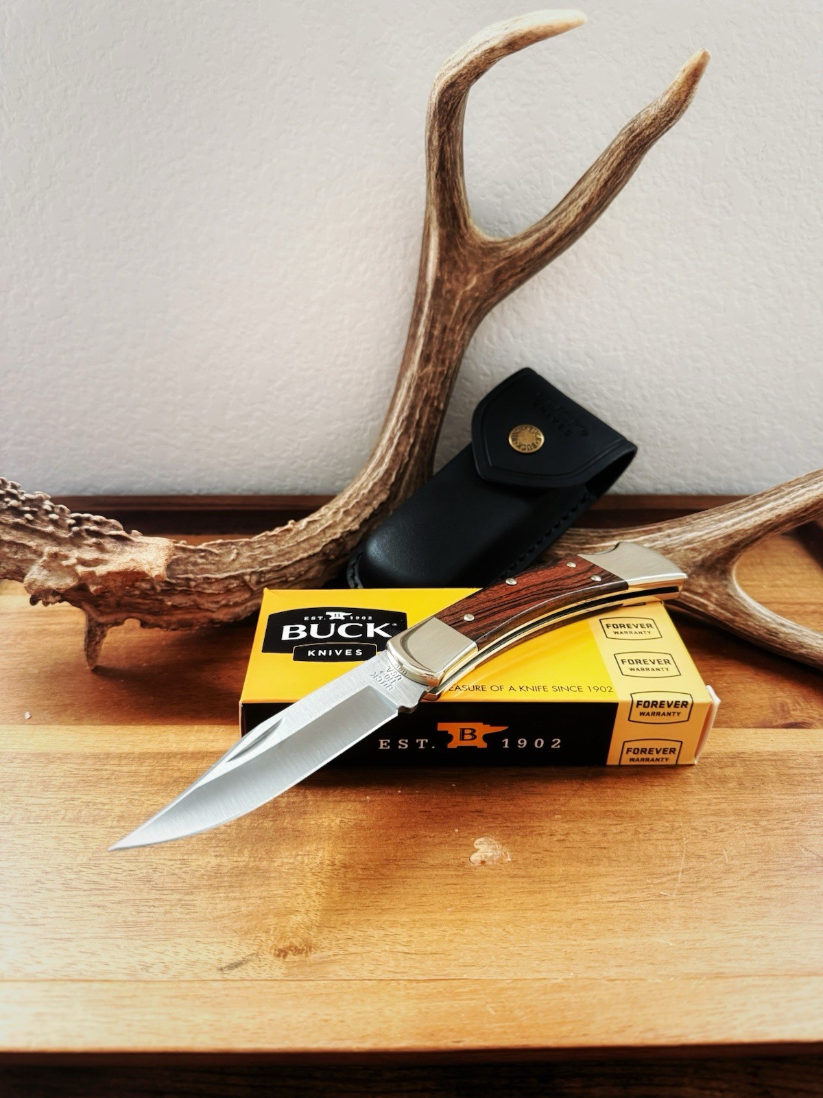 Buck Knives 110 3-3/4" Folding Hunter Knife Buck Knives 110 3-3/4" Folding Hunter Knife
