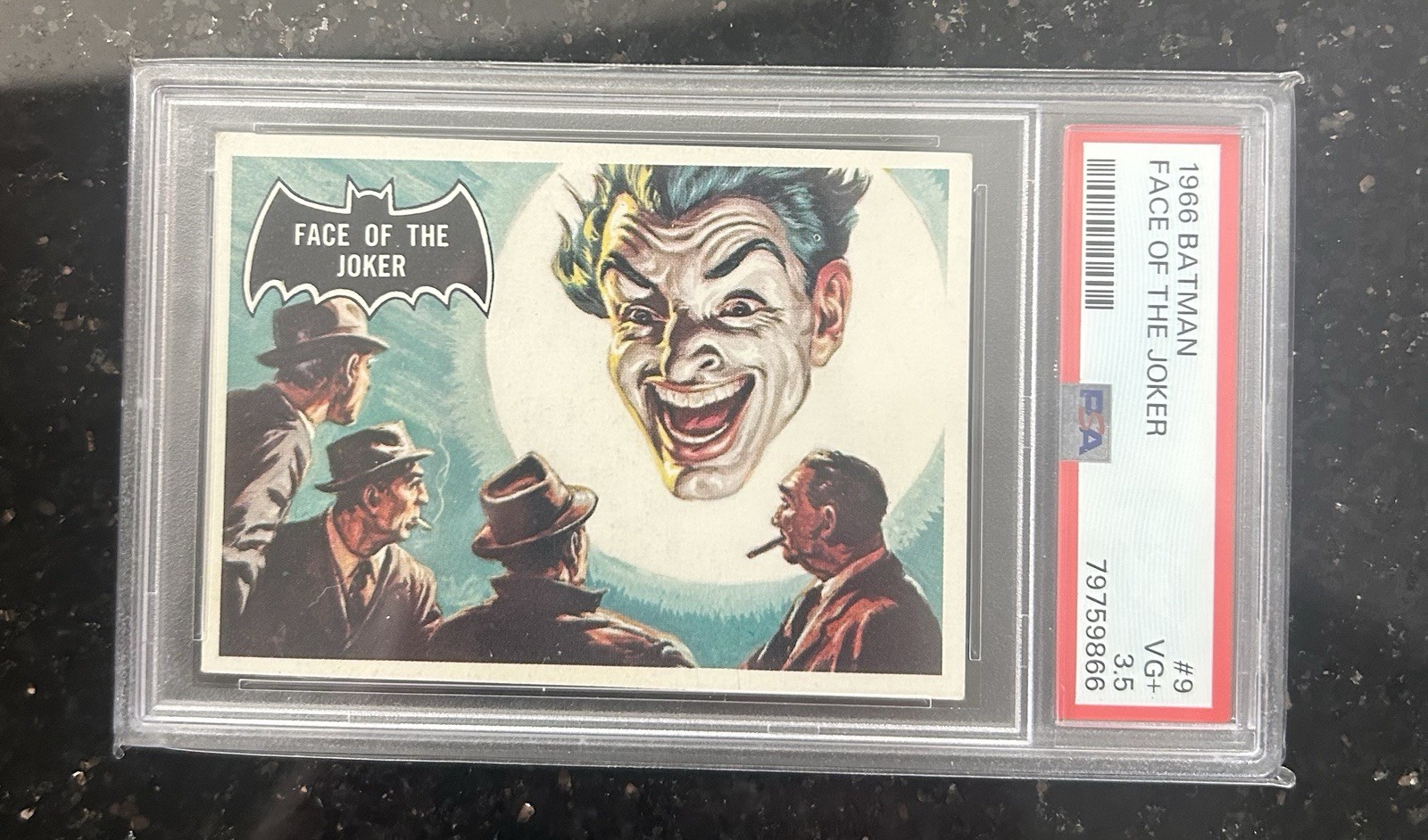 1966 Topps Batman #9 Face of the Joker PSA 3.5 1966 Topps Batman #9 Face of the Joker PSA 3.5