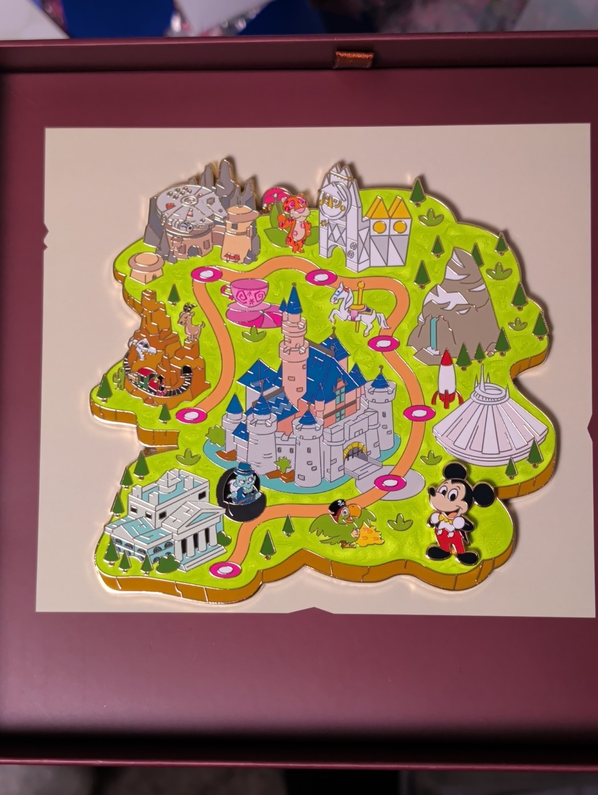 2026 Disney Parks -Digitize Disney -Disneyland Map JUMBO Pin LE 2500