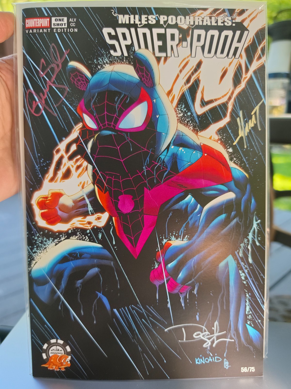 Do You Pooh? Miles Poohrales: Spider-Pooh Amazing signed 3x LMTD #37/75 Do You Pooh? Miles Poohrales: Spider-Pooh Amazing signed 3x LMTD #37/75
