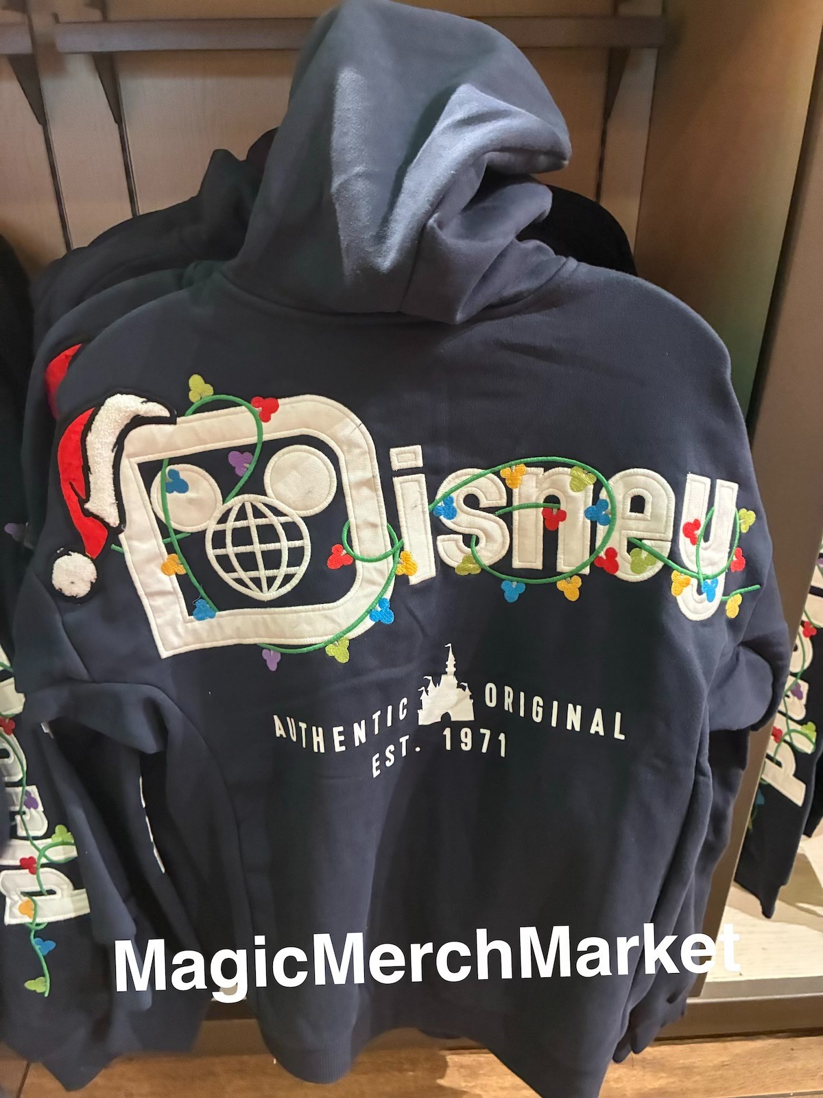 2026 Walt Disney World Parks Christmas Holiday Lights Zip Up Hoodie Adult Sizes 2026 Walt Disney World Parks Christmas Holiday Lights Zip Up Hoodie Adult Sizes