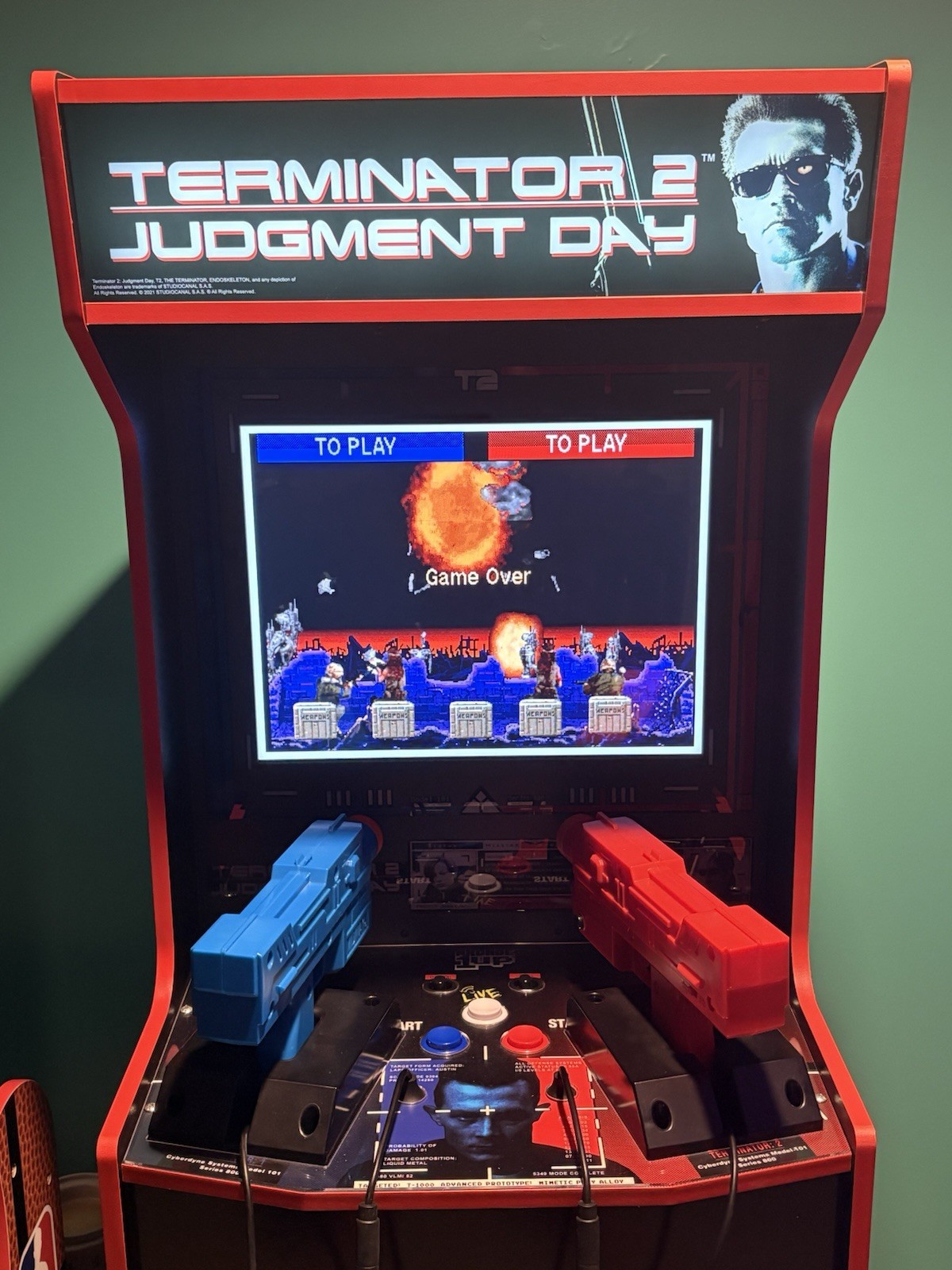 Terminator 2 Arcade 1up Terminator 2 Arcade 1up