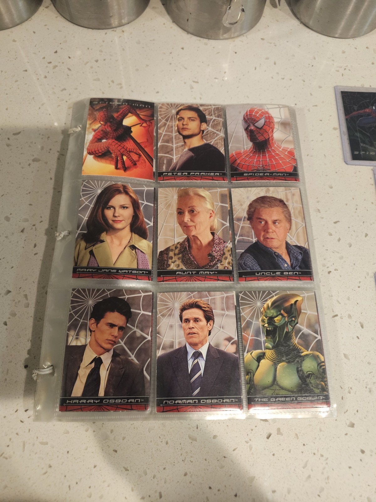 🔥RARE-Topps 2002 Spider-Man Movie Marvel Non-Sport Trading Card-COMPLETE SET🔥 
