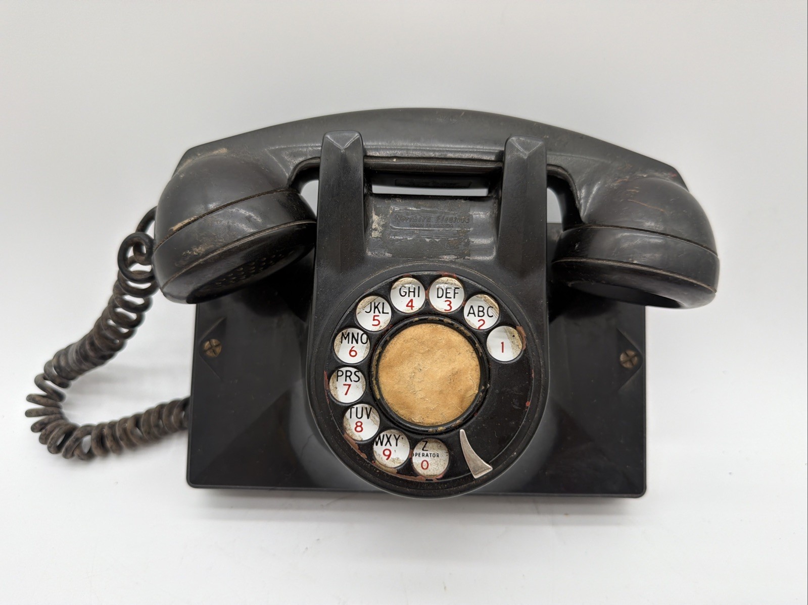 Antique 1920s Northern Electric Made In Canada Rectangle Rare Rotary Wall Phone Antique 1920s Northern Electric Made In Canada Rectangle Rare Rotary Wall Phone