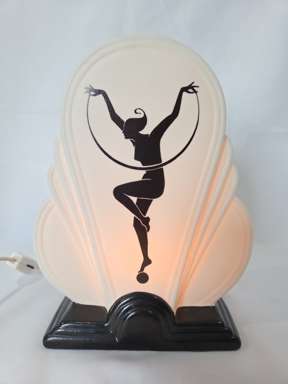 UNIQUE Fitz and Floyd Vintage Art Deco Revival 8" Accent Lamp