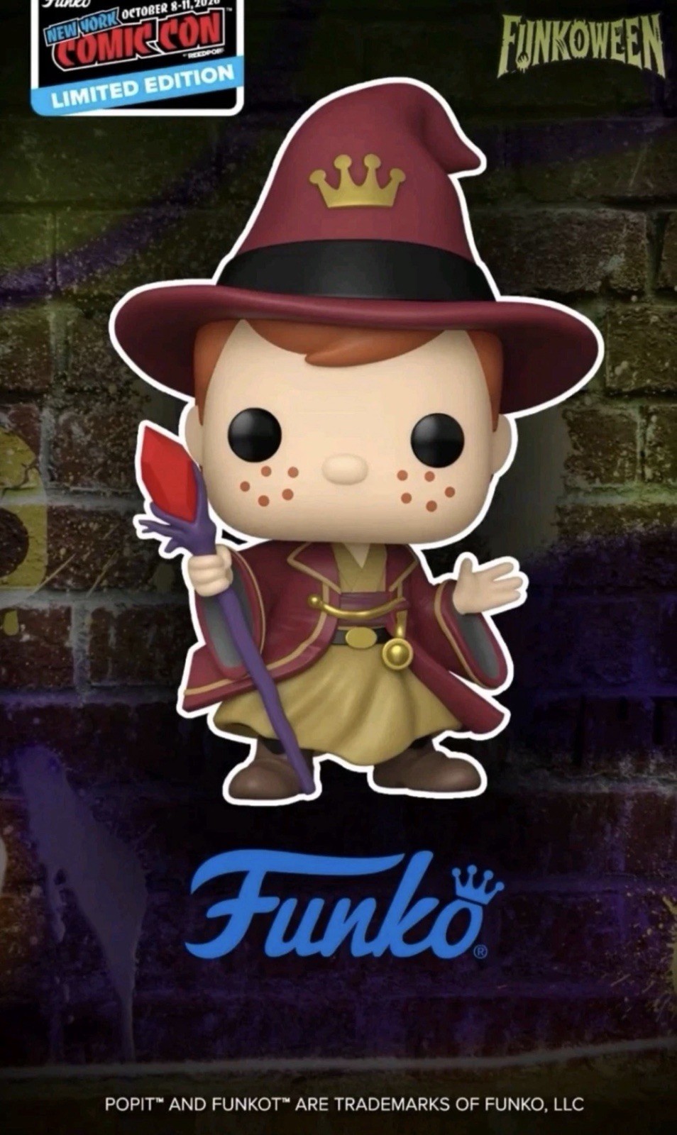 Funko Pop Ultra Pop Funko Freddy LE5000 NYCC 2026 Official Con Sticker PRESALE Funko Pop Ultra Pop Funko Freddy LE5000 NYCC 2026 Official Con Sticker PRESALE