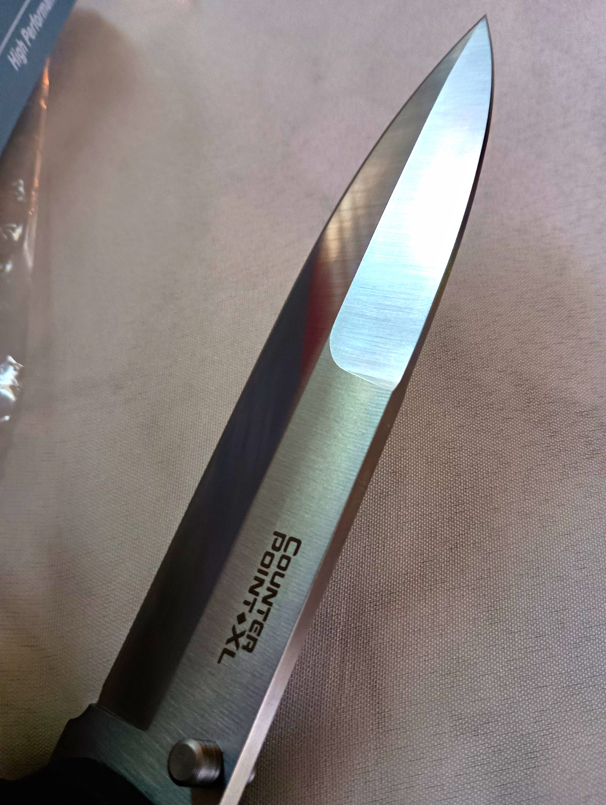 Cold Steel Counter Point XL Pocketknife Black Plain Spear 6 Inch dagger toothpic Cold Steel Counter Point XL Pocketknife Black Plain Spear 6 Inch dagger toothpic