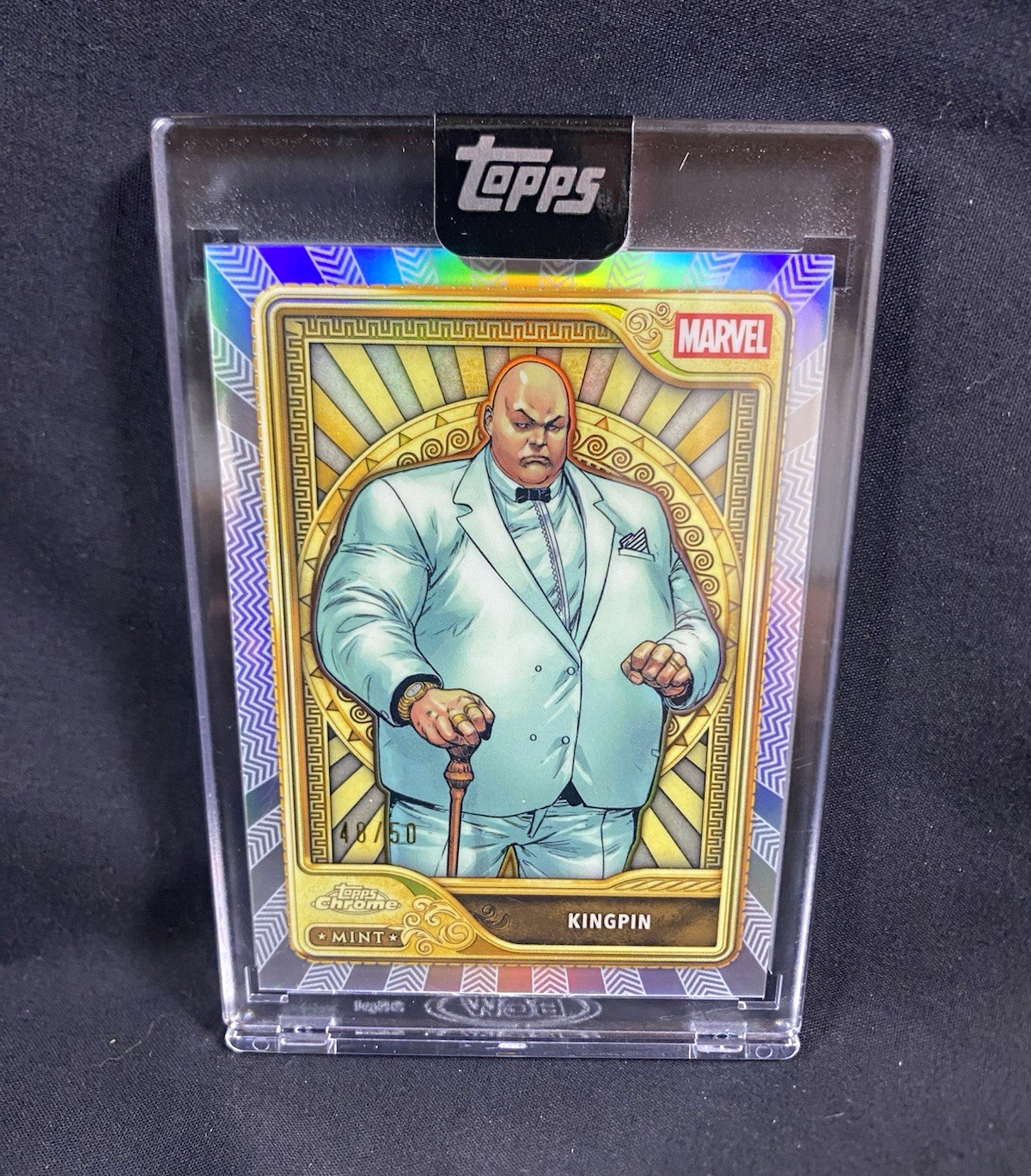 Kingpin - 2026 Topps Mint Marvel 48/50 Encased #93 Gold Tier Kingpin - 2026 Topps Mint Marvel 48/50 Encased #93 Gold Tier