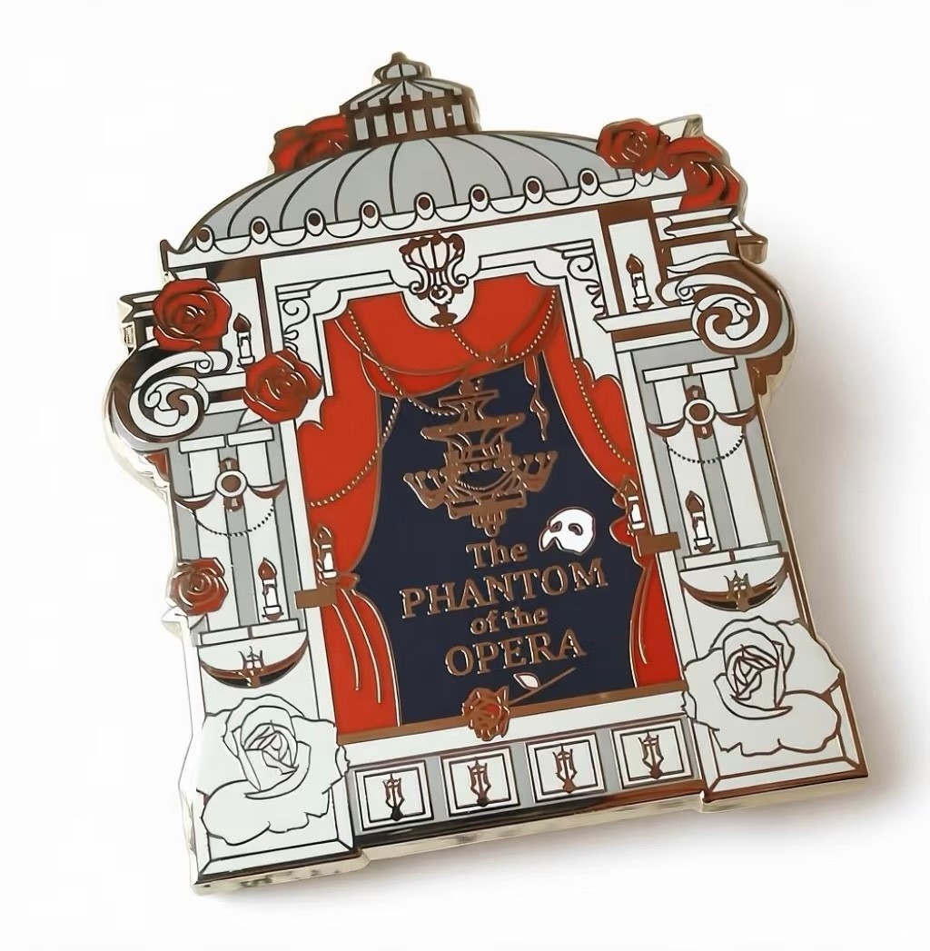 The Phantom of the Opera Symbol Enamel Pin The Phantom of the Opera Symbol Enamel Pin