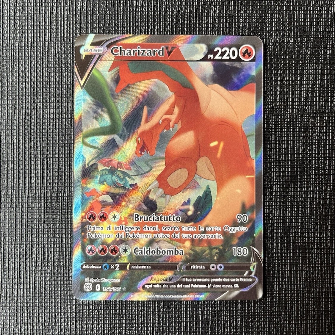 Pokemon Charizard V 154/172 Alternative art ita Shining Stars TCG Pokemon Charizard V 154/172 Alternative art ita Shining Stars TCG