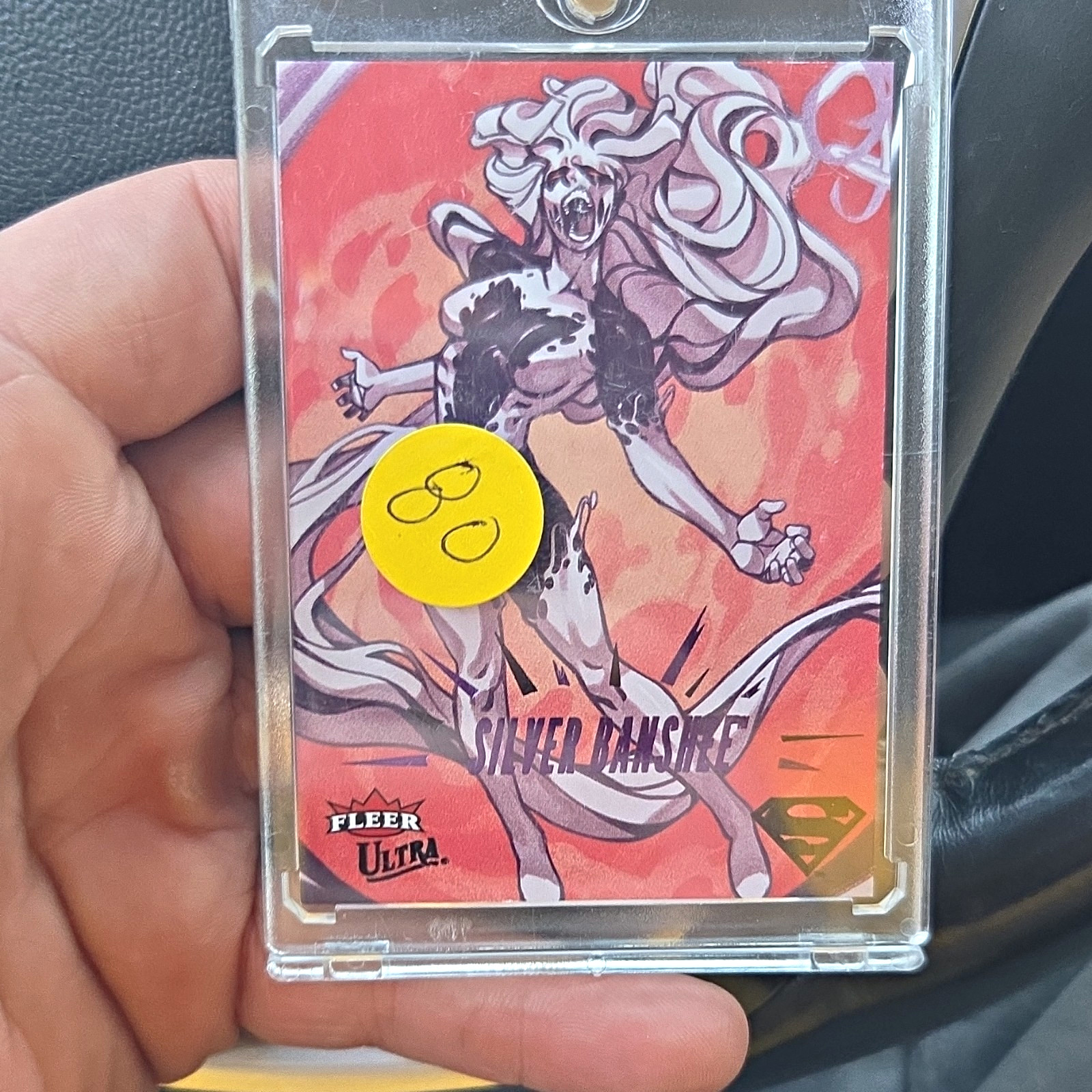 Fleer Ultra 1996 Superman Black Mercy Insert #87 Silver Banshee 5/9 Card Fleer Ultra 1996 Superman Black Mercy Insert #87 Silver Banshee 5/9 Card