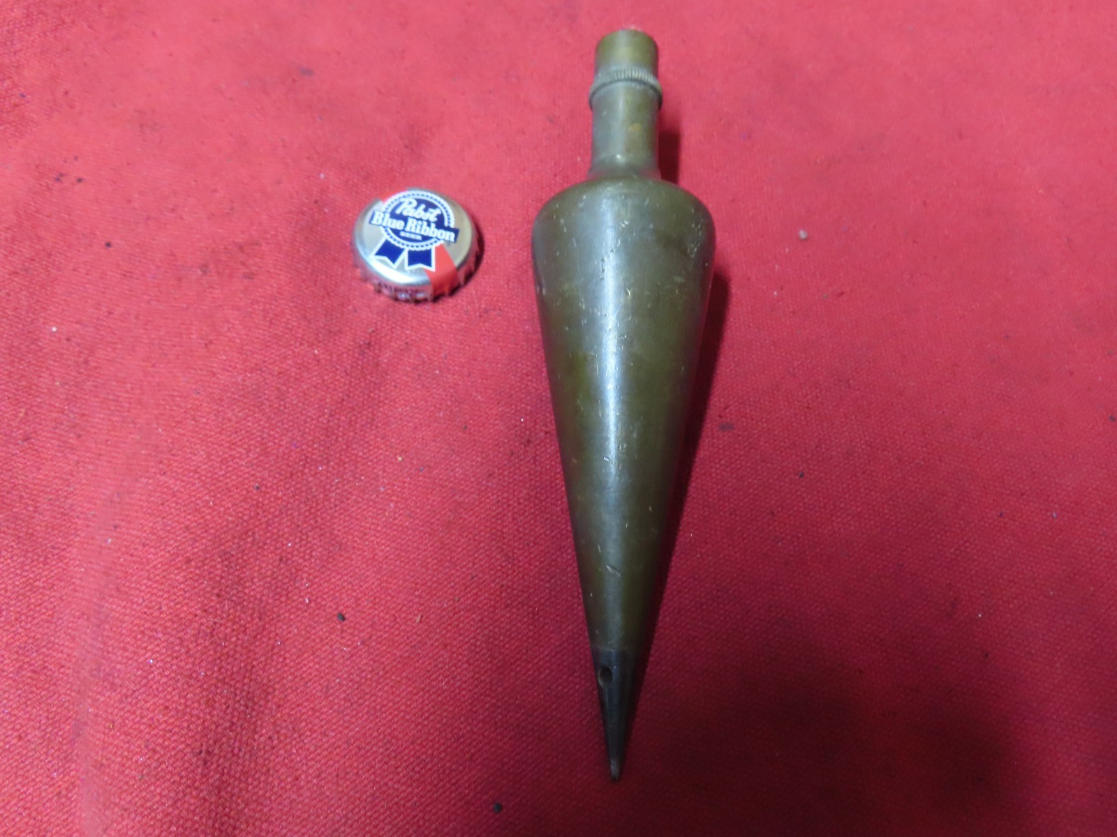 Brass Plumb Bob,16 oz,Unmarked,Steel tip~GD+š¤ š¤ PB3.15.26R Brass Plumb Bob,16 oz,Unmarked,Steel tip~GD+š¤ š¤ PB3.15.26R