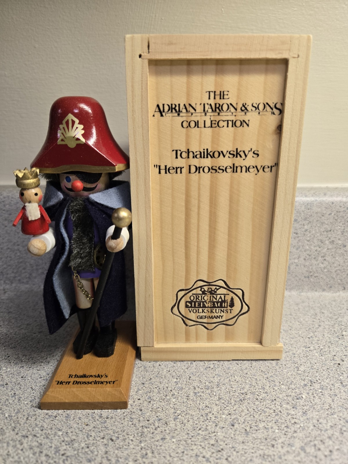 Steinbach Nutcracker 5 Inch- "Tchaikovsky's Herr Drosselmeyer" - 0729/10000 Box Steinbach Nutcracker 5 Inch- "Tchaikovsky's Herr Drosselmeyer" - 0729/10000 Box