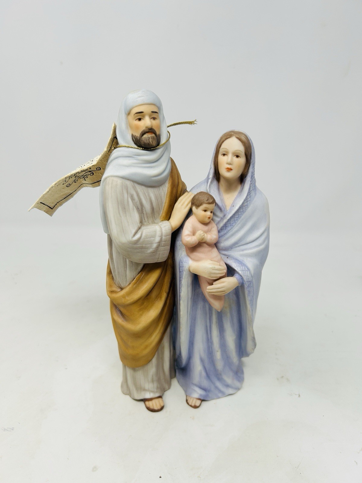 Vintage 1994 HOMCO Holy Family Porcelain Figurine 9" Signed Mizuno B60
